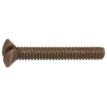 Switch Plate Screw (Nylon - Brown)  6-32 x 1 in.