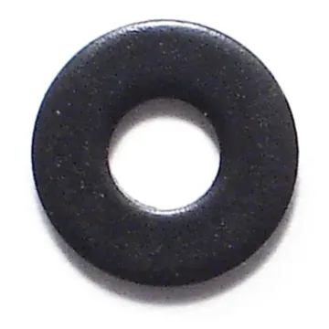 Midwest Fastener Flat Washr Black, #6