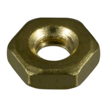 10-24 Hex Nut, Coarse Thread, Brass
