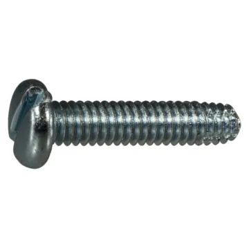 Midwest Fastener Slotted Head Self-Tapping Bolt, Type F (Zinc) 8-32 x 3 in.