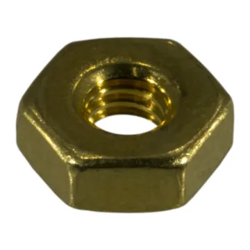 8-32 Hex Nut, Coarse Thread, Brass
