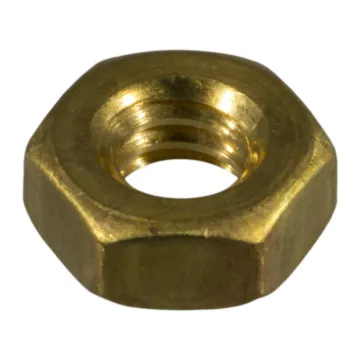 1/4"-20 Hex Nut, Coarse Thread, Brass