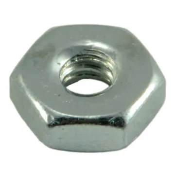 4-40 Hex Nut, Coarse Thread, Zinc