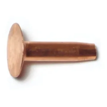 Midwest Fastener Copp Belt Rivet, 8 x 3/4