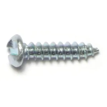 #8 x 3/4" Tamper Proof Pan Head, Sheet Metal Screw, Zinc 