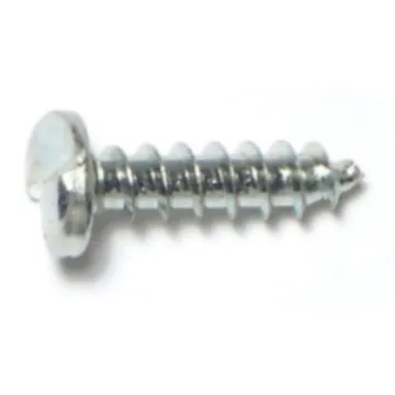 #10 x 3/4" Tamper Proof Pan Head, Sheet Metal Screw, Zinc 
