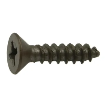 #6 x 5/8" Phillips Flat Head, Sheet Metal Screw, Zinc, Copper 