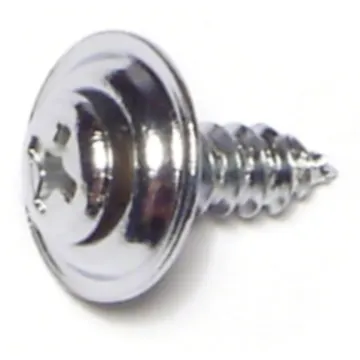 #8 x 5/8" Phillips Oval Head, Trim Head Screw, Chrometint