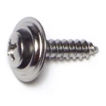#8 x 3/4" Phillips Oval Head, Trim Head Screw, Chrometint
