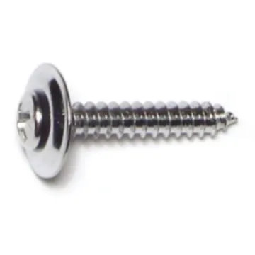 #8 x 1" Phillips Oval Head, Trim Head Screw, Chrometint