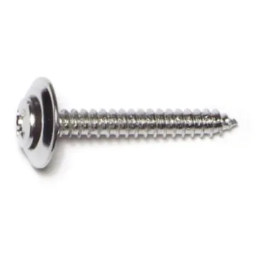 #8 x 1-1/4" Phillips Oval Head, Trim Head Screw, Chrometint