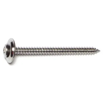 #8 x 2" Phillips Oval Head, Trim Head Screw, Chrometint