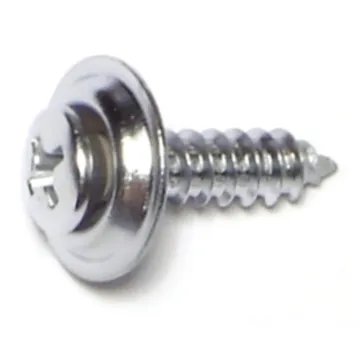 #10 x 3/4" Phillips Oval Head, Trim Head Screw, Chrometint