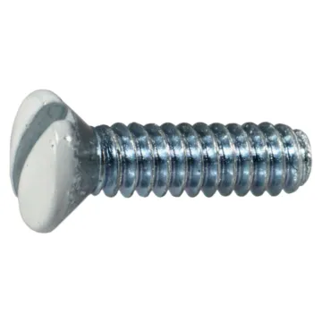 Switch Plate Screw (White) 6-32 x 1/2 in.