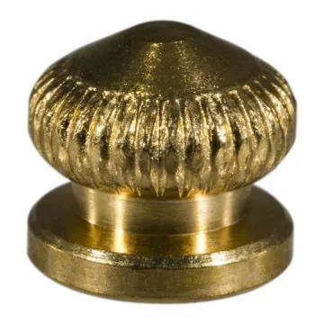 Midwest Fastener Knurled Knob Br, 8-32 thread