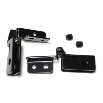 Midwest Fastener Glass Door Hinge, Black