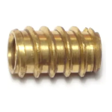 Midwest Fastener Wood Insert Br, Tapped 3/8-16