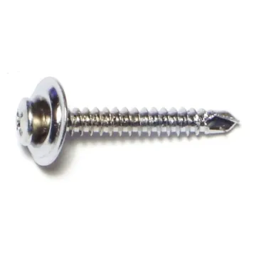 #8 x 1-1/4" Phillips Oval Head, Trim Head Screw, Black