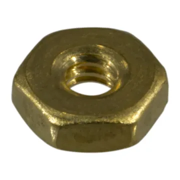 6-32 Hex Nut, Coarse Thread, Brass