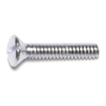 Switch Plate Screw (Chrome) 6-32 x 3/4 in.