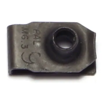 Extruded U Nut (Black Phosphate - Long) 6.3 mm in.