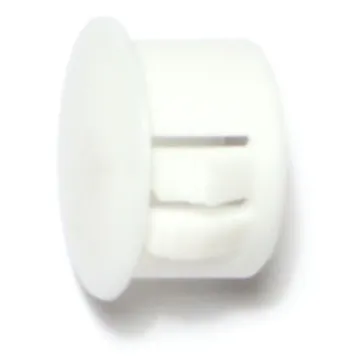 Midwest Fastener Wht Nyl Hle Plug, 9/16