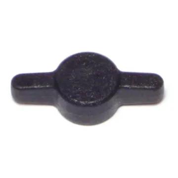 Midwest Fastener Tee Thumb Knob, No. 10 Black