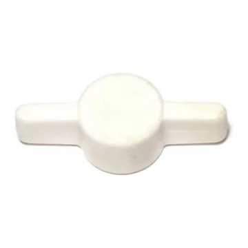 Midwest Fastener Tee Thumb Knob, 5/16 White