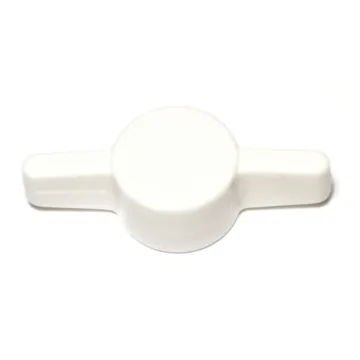 Midwest Fastener Tee Thumb Knob, 3/8 White