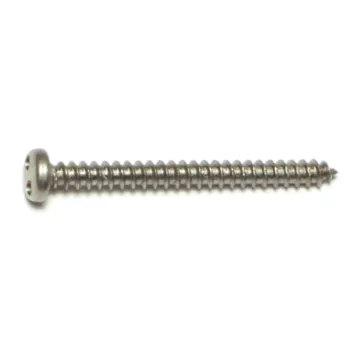 #6 x 1-1/2" Security Head, Sheet Metal Screw, Stainless Steel 