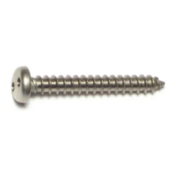 #8 x 1-1/4" Security Head, Sheet Metal Screw, Stainless Steel 