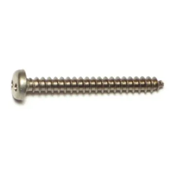 #8 x 1-1/2" Security Head, Sheet Metal Screw, Stainless Steel 