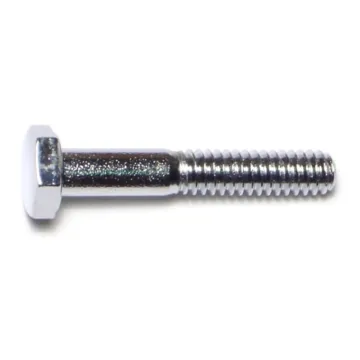 1/4"-20 x 1-1/2" Hex Cap Screw, Coarse Thread, Chrome 
