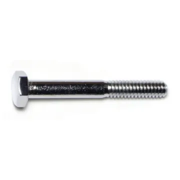 1/4"-20 x 2" Hex Cap Screw, Coarse Thread, Chrome 