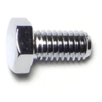 5/16"-18 x 5/8" Hex Cap Screw, Coarse Thread, Chrome 