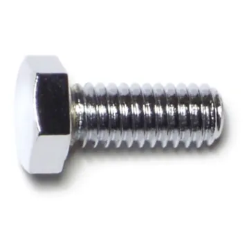 5/16"-18 x 3/4" Hex Cap Screw, Coarse Thread, Chrome 