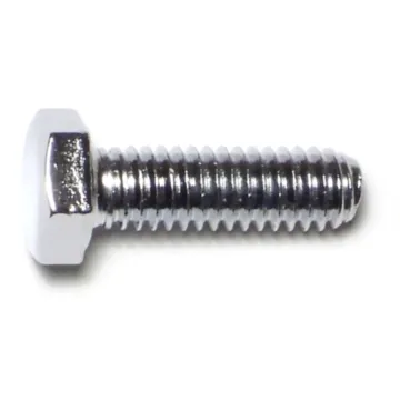 5/16"-18 x 1" Hex Cap Screw, Coarse Thread, Chrome 