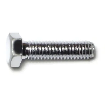 5/16"-18 x 1-1/4" Hex Cap Screw, Coarse Thread, Chrome 