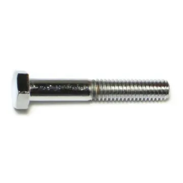 5/16"-18 x 2" Hex Cap Screw, Coarse Thread, Chrome 
