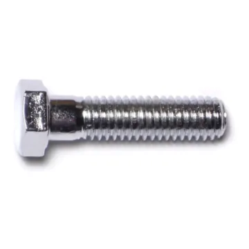 3/8"-16 x 1-1/2" Hex Cap Screw, Coarse Thread, Chrome 