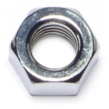 3/8"-16 Hex Nut, Coarse Thread, Chrome