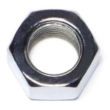 1/2"-20 Hex Nut, Fine Thread, Chrome