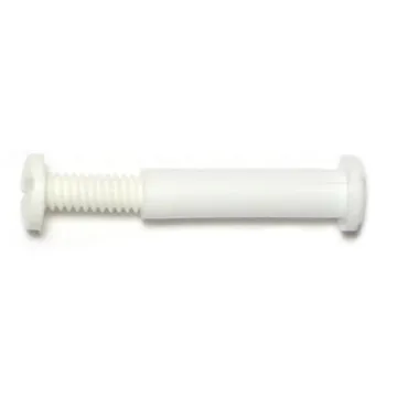 Screw Post with Screw (Nylon - White) 1 in. 