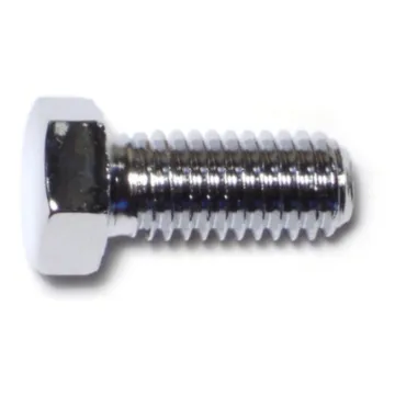 7/16"-14 x 1" Hex Cap Screw, Coarse Thread, Chrome 