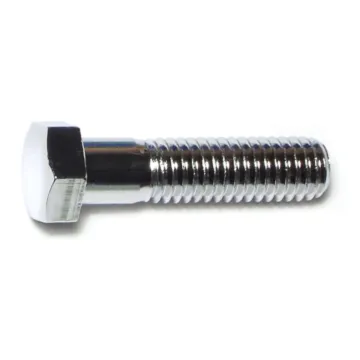 7/16"-14 x 1-3/4" Hex Cap Screw, Coarse Thread, Chrome 