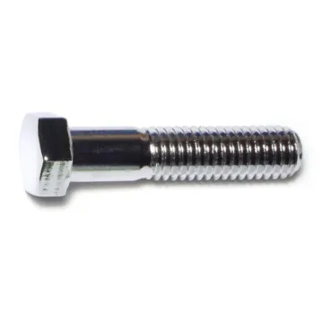7/16"-14 x 2" Hex Cap Screw, Coarse Thread, Chrome 
