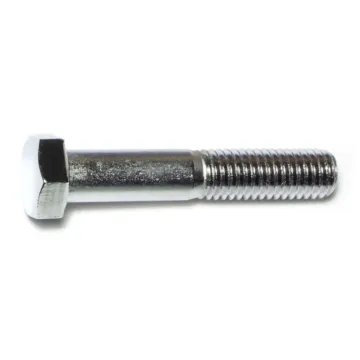 1/2"-13 x 2-3/4" Hex Cap Screw, Coarse Thread, Chrome 