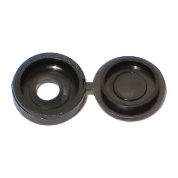 Hinged Screw Cover (Black) #8-#10 