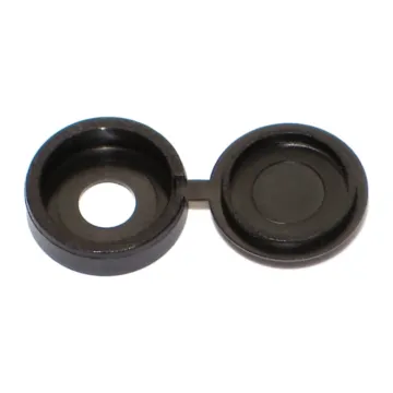 Hinged Screw Cover (Black) 1/4 in. 