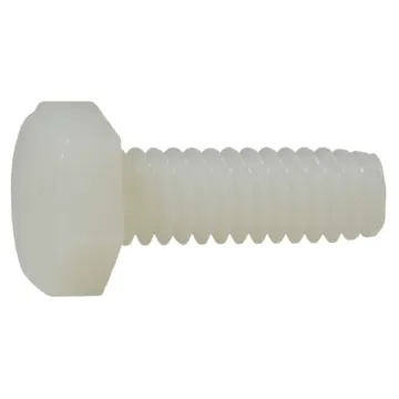 Midwest Fastener 1/4"-20 x 3/4" Hex Head Bolt, Coarse Thread, White